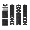 Защитные наклейки на раму Fouriers Anti-Puncture, 12шт/кпл