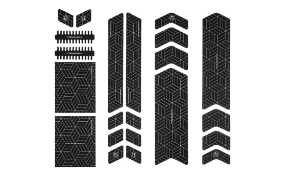 Захисні наклейки на раму Fouriers Anti-Puncture, 12шт /кпл