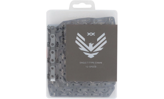 Ланцюг SRAM XX T-TYPE EAGLE 126лнк. Cрібний 12шв. 1шт 