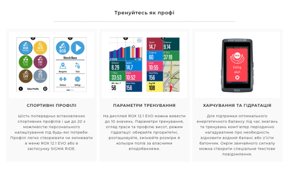 Велокомпьютер Sigma Sport ROX 12.1 EVO Sensor Set