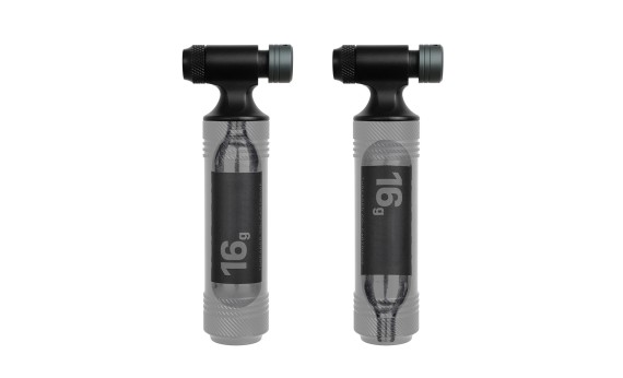 Насос для баллонов СО2 (16г) Topeak AirBooster Pro алюминиевый черный 53г