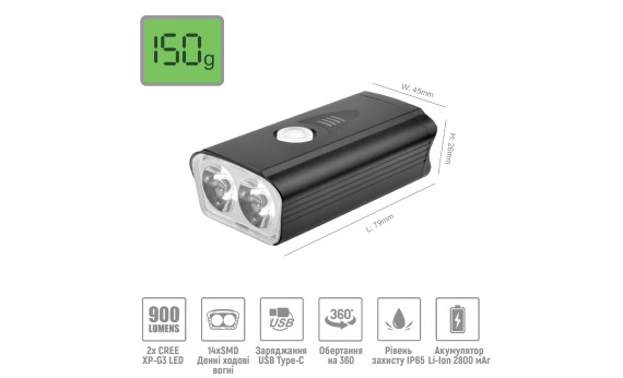 Фара передня Onride Wally